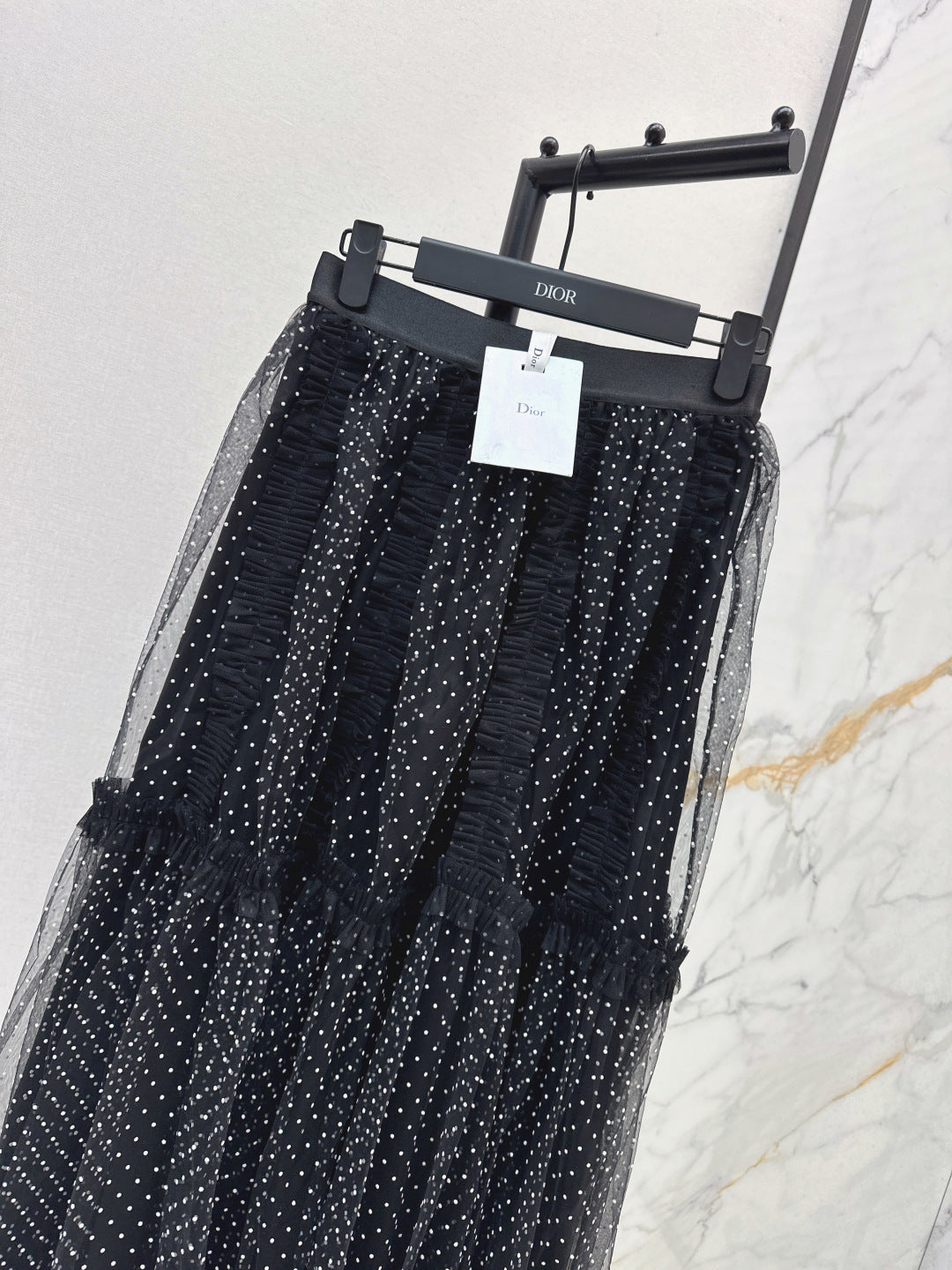 CD NEW polka dot mesh skirts