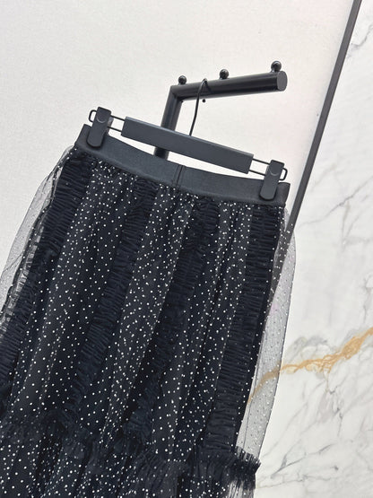 CD NEW polka dot mesh skirts