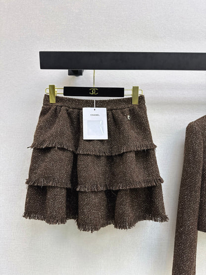 Chan NEW fringe woven skirts