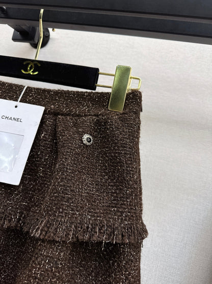 Chan NEW fringe woven skirts