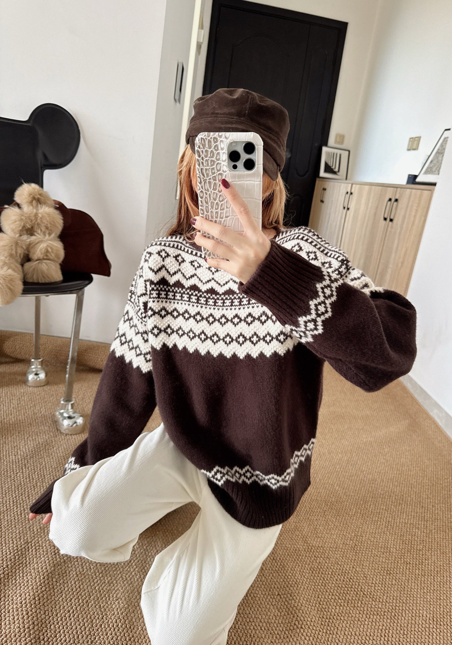 Ral NEW fair isle knit sweater