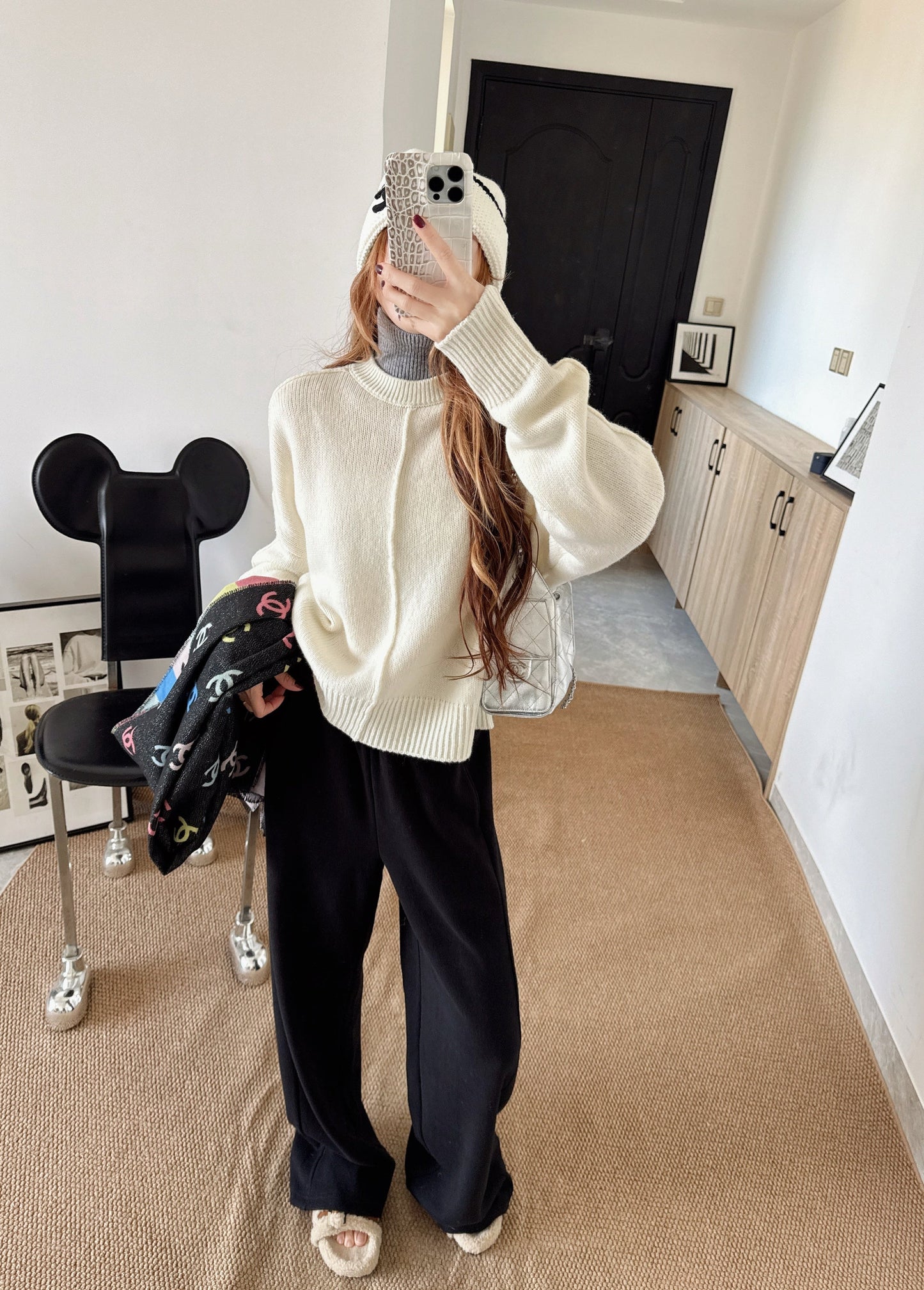 Brun NEW 2in1 contract sweater