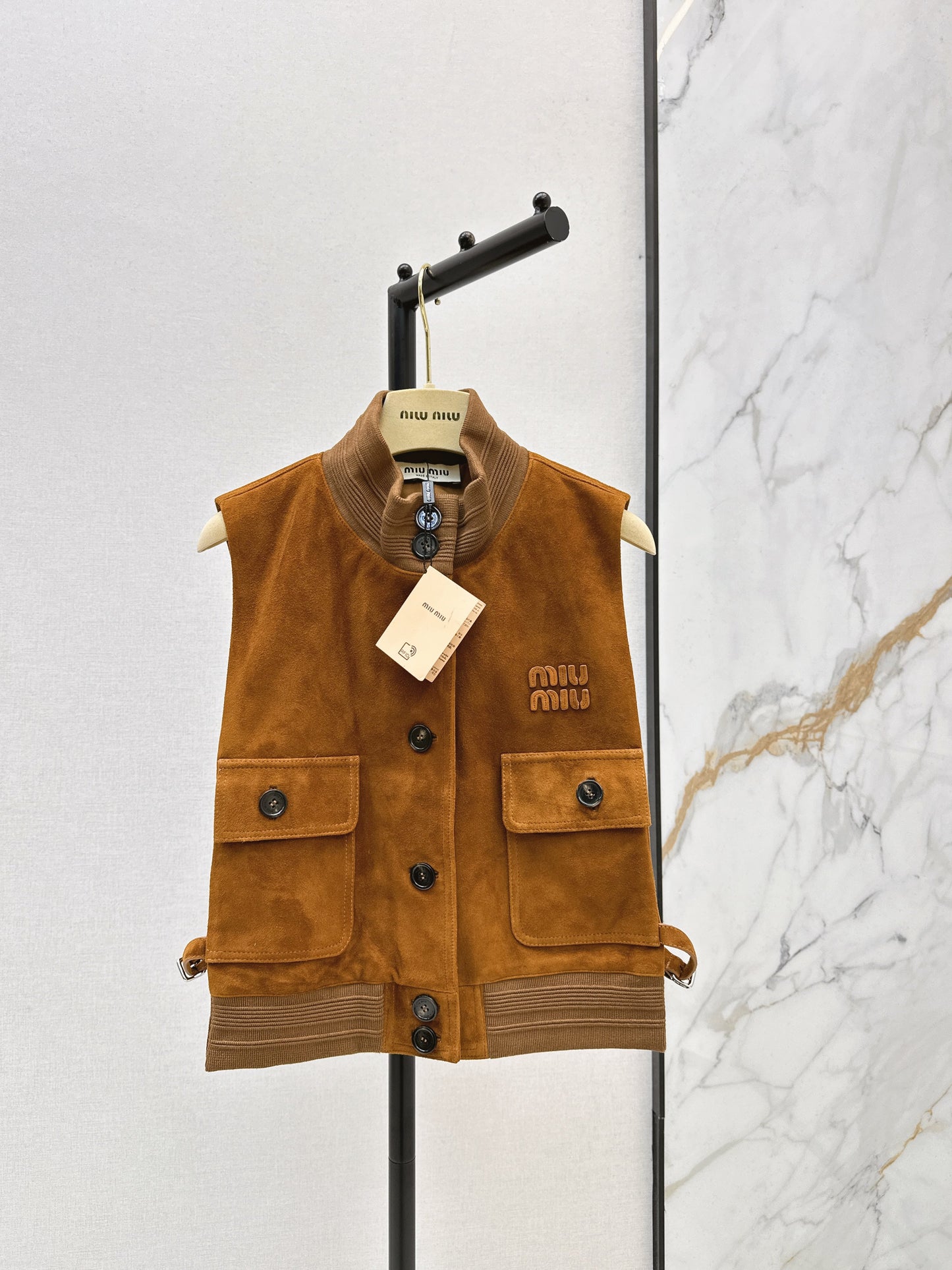 Miu NEW suede vest jacket