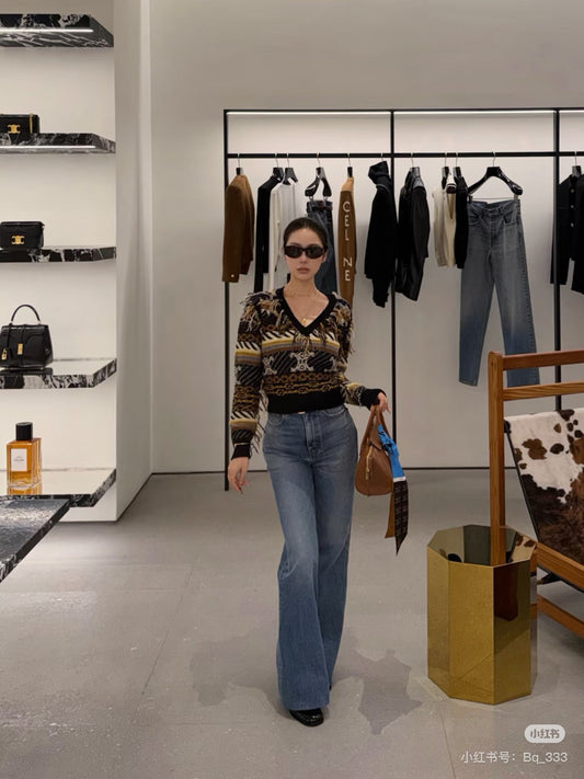 Celi NEW tassel knit sweater