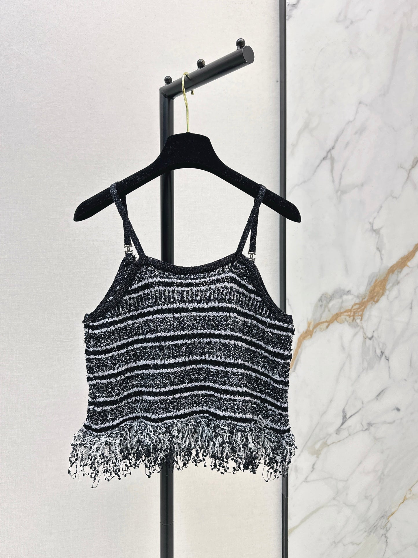 Chan NEW tassel knit camisole