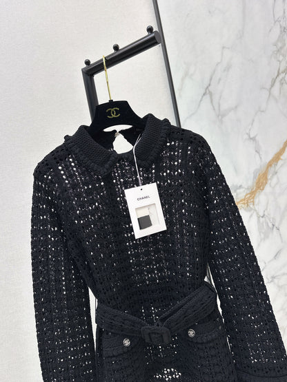 Chan NEW hollow knitwear