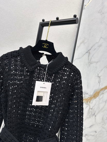 Chan NEW hollow knitwear