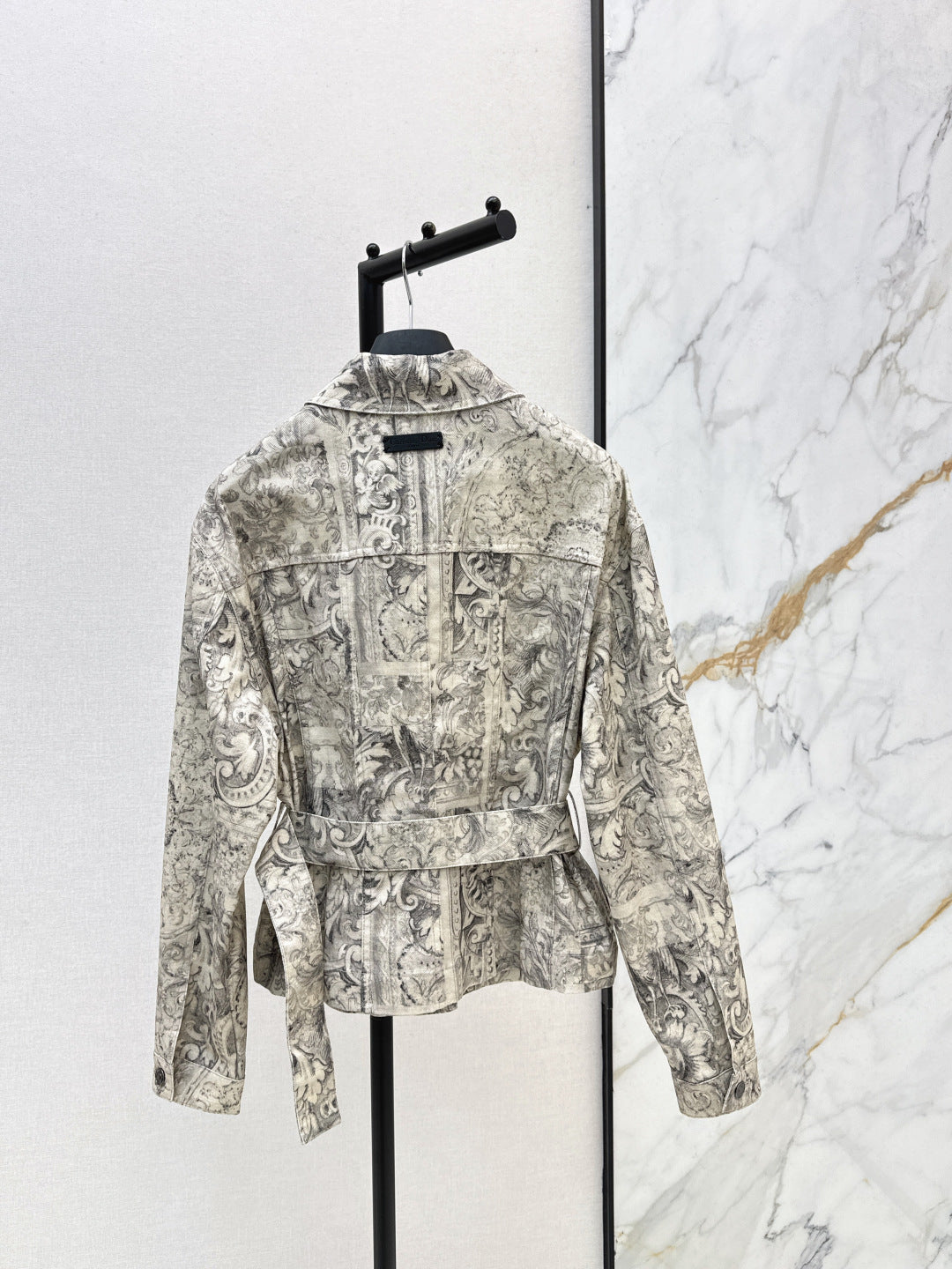 CD NEW printed denim jacket