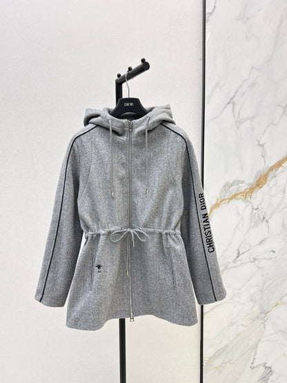 CD NEW drawstring hooded jacket