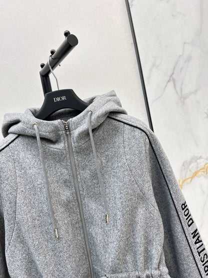 CD NEW drawstring hooded jacket