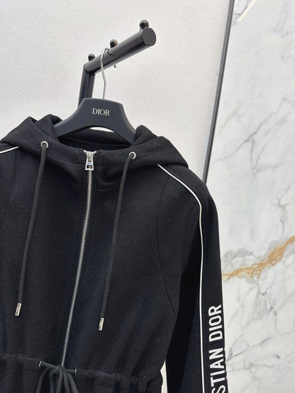 CD NEW drawstring hooded jacket