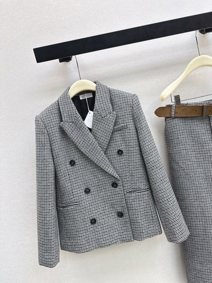 Brun' NEW houndstooth blazer