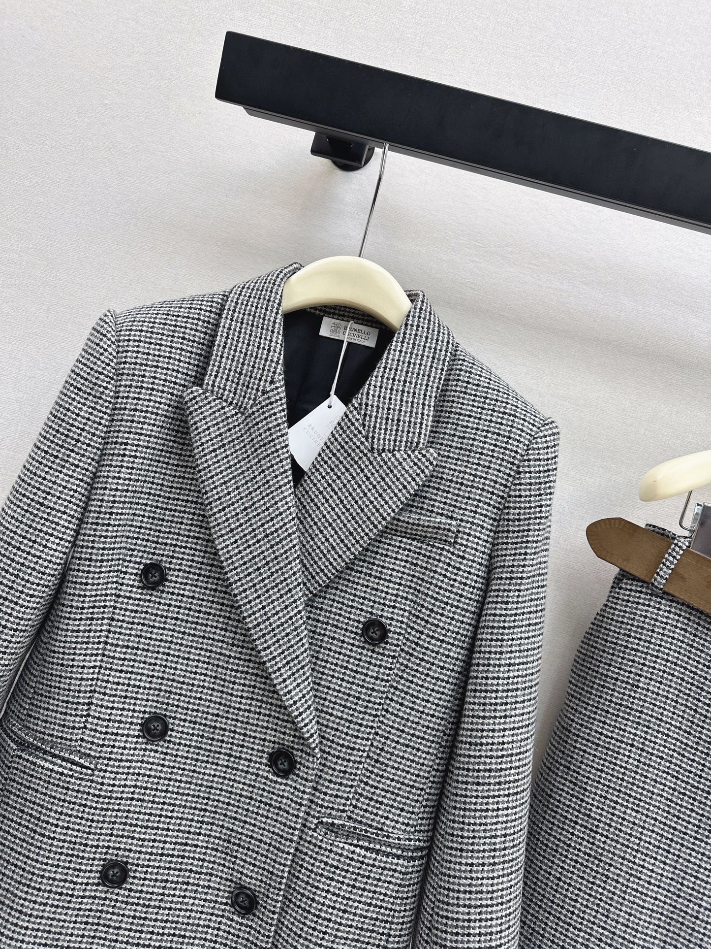 Brun' NEW houndstooth blazer