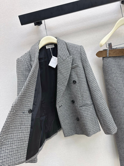 Brun' NEW houndstooth blazer
