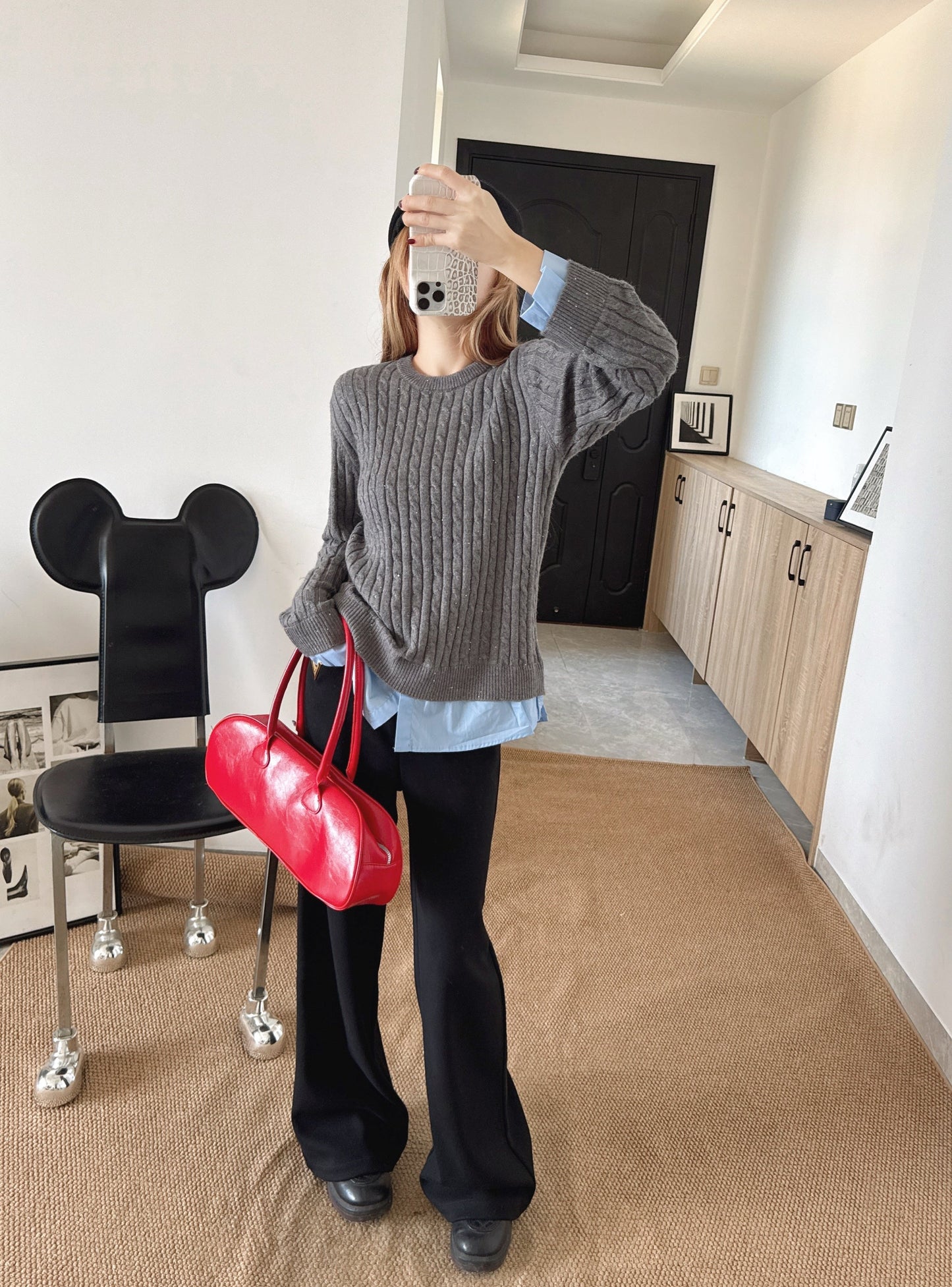 Monc NEW contract knit sweater