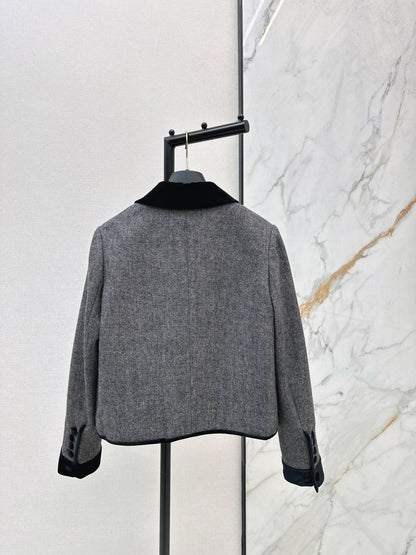 Herm NEW contract velvet jacket