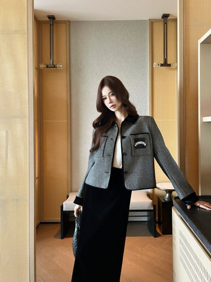 Herm NEW contract velvet jacket