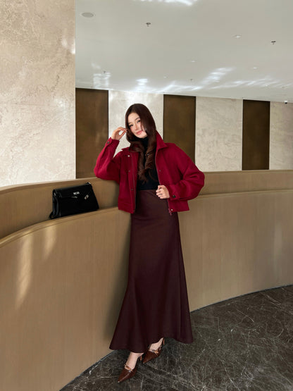 Brun NEW godet skirt