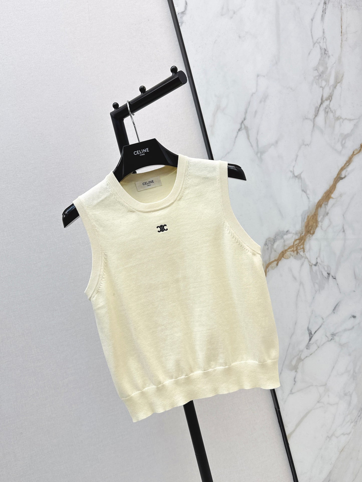 Celi NEW embroidered sleeveless vest