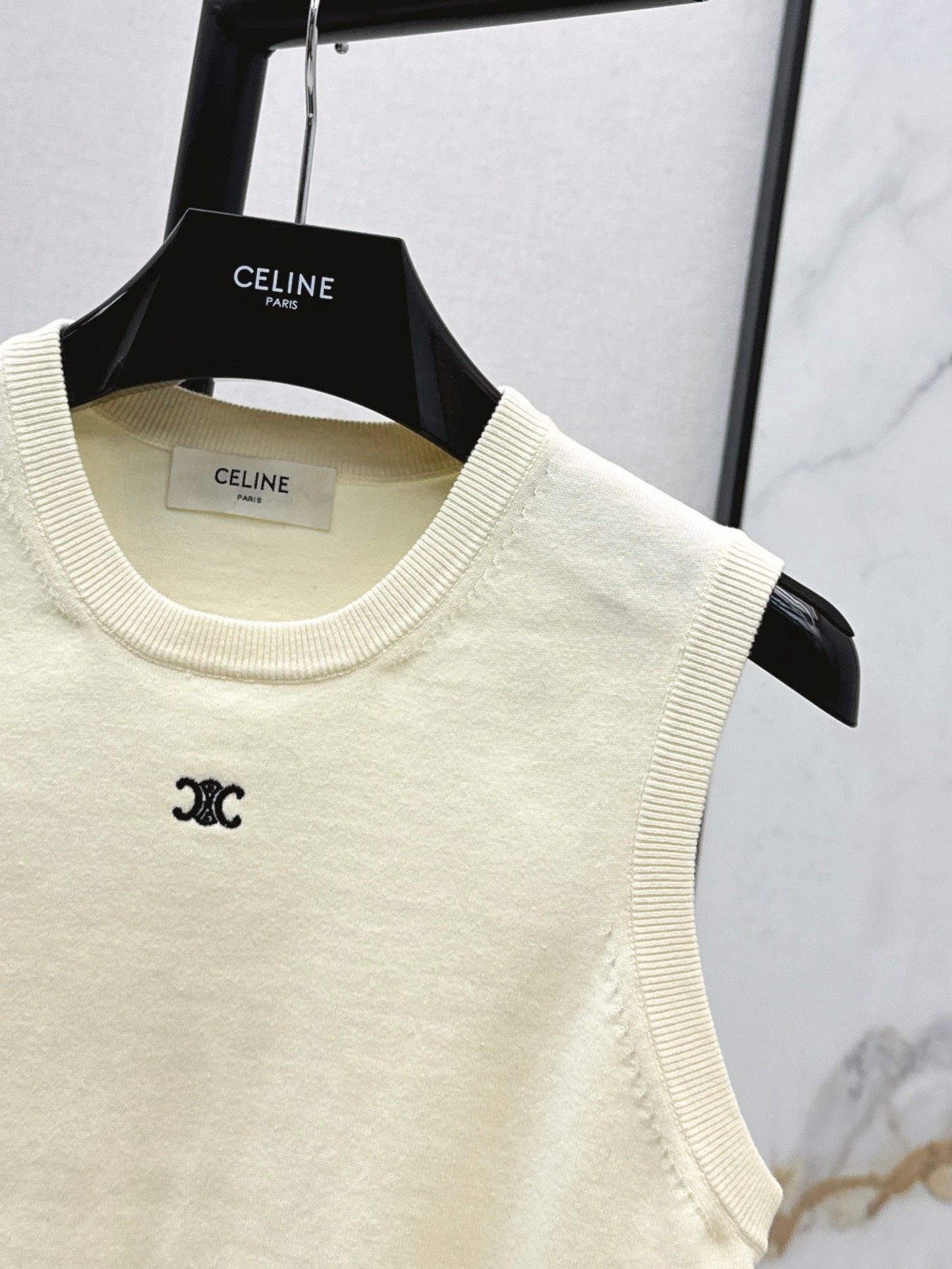 Celi NEW embroidered sleeveless vest