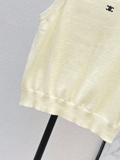 Celi NEW embroidered sleeveless vest