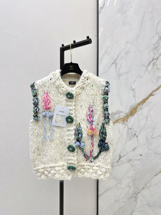 Chan NEW vintage knitted vest