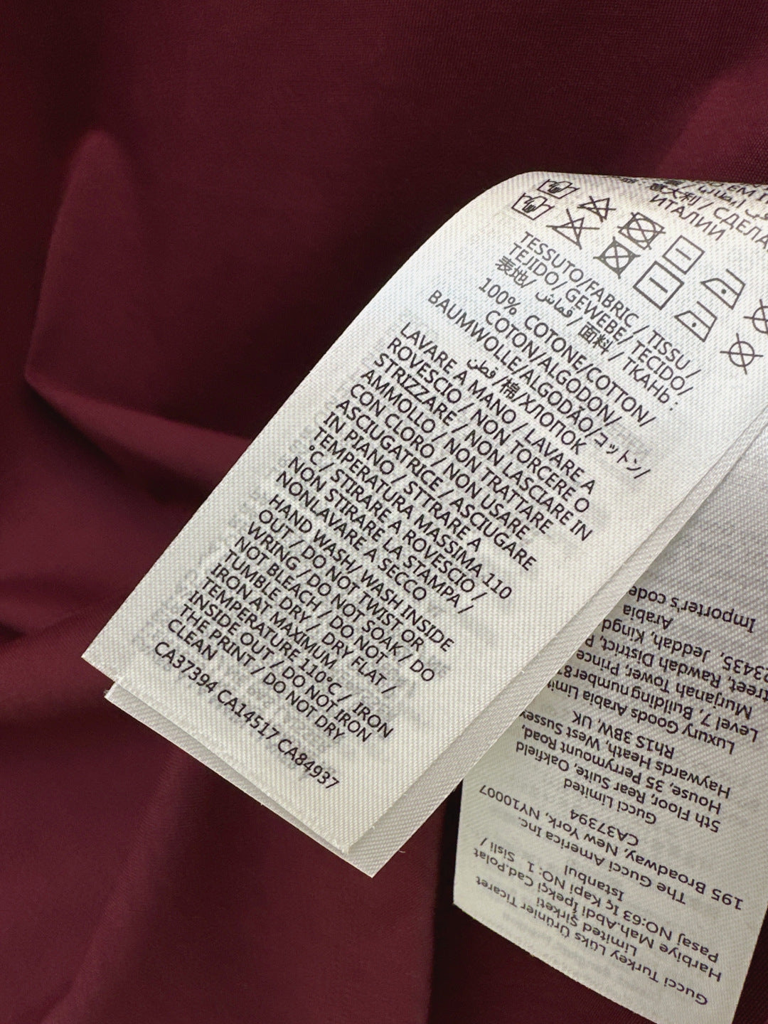 Guc NEW embroidery t- shirts