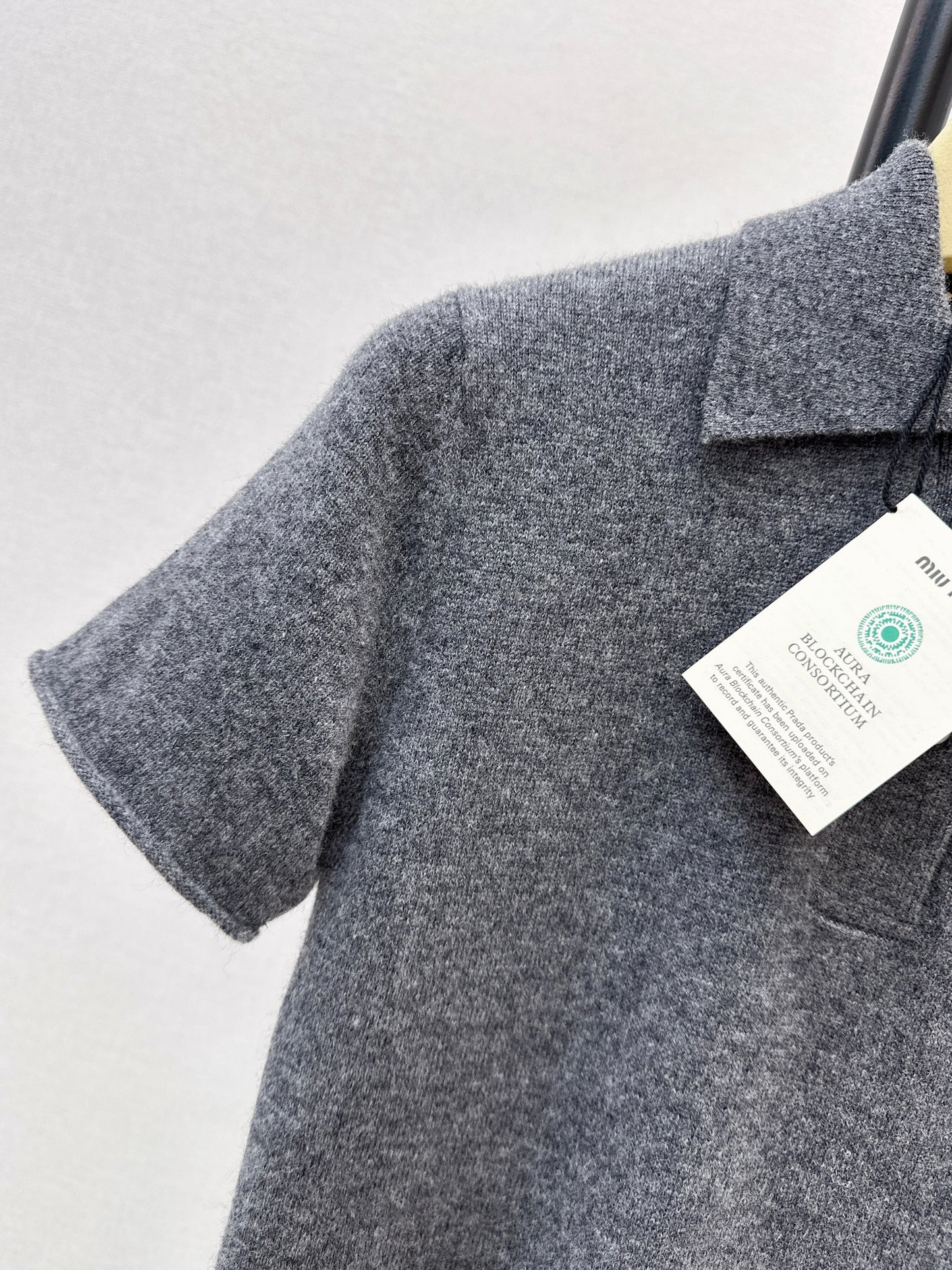 Miu NEW Polo knit shirt