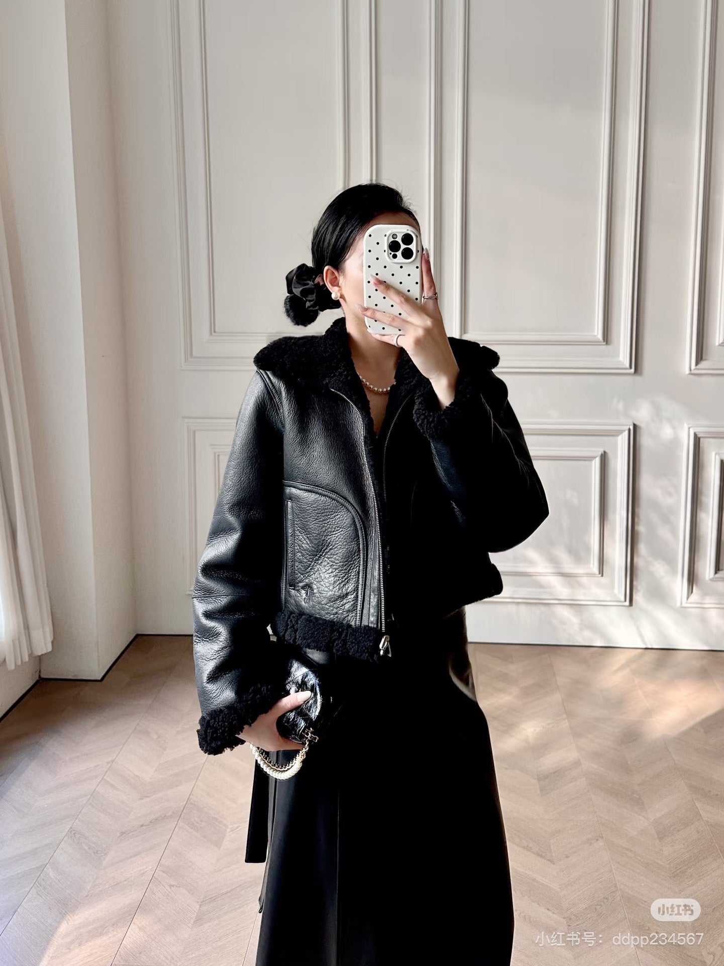 CD NEW reversible fur jacket