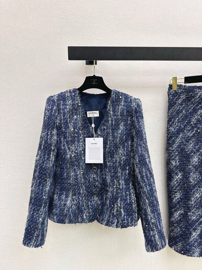 Chan NEW woolen woven jacket