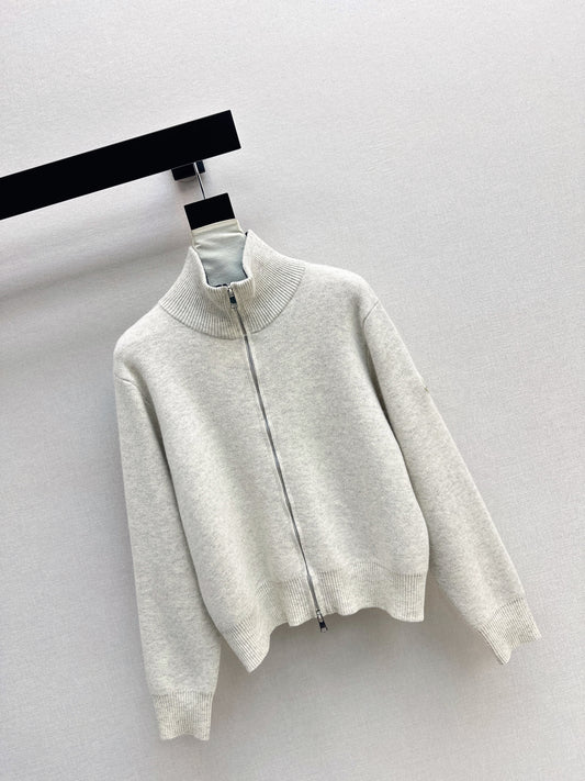 Monc NEW Zippered cardigan jacket