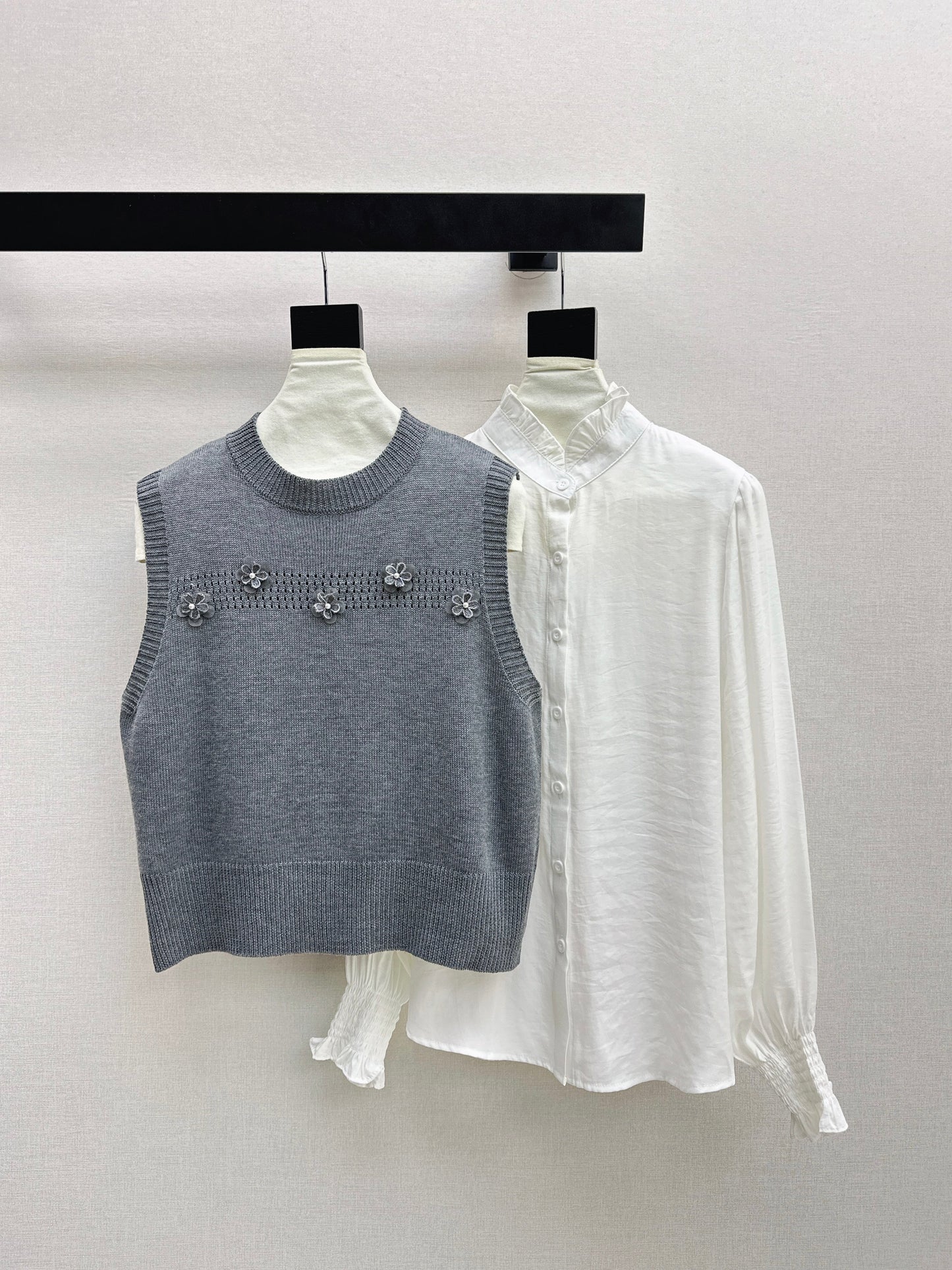 Chan NEW elegant shirts knit vest