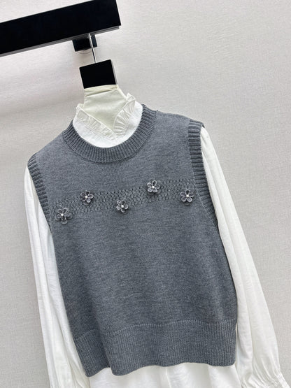 Chan NEW elegant shirts knit vest