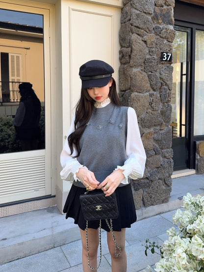 Chan NEW elegant shirts knit vest