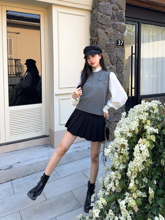 Chan NEW elegant shirts knit vest