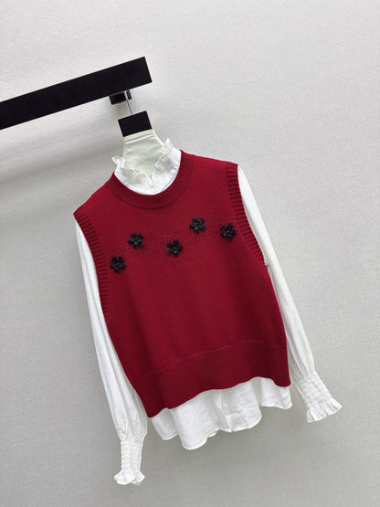 Chan NEW elegant shirts knit vest