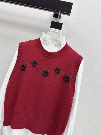 Chan NEW elegant shirts knit vest