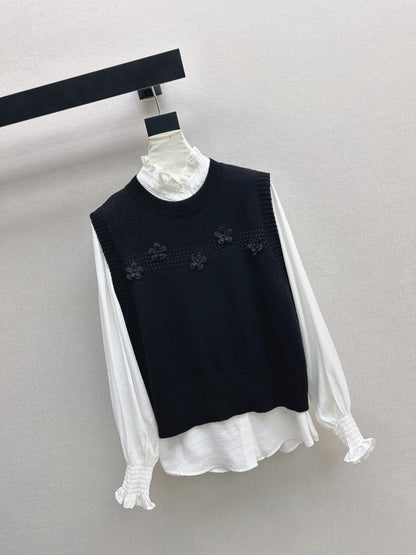 Chan NEW elegant shirts knit vest