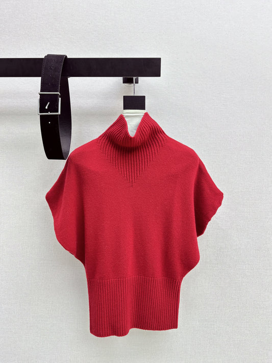 Brun NEW sleeveless sweater with belted