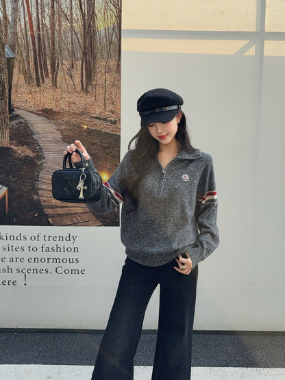 Monc NEW zip-up sweater