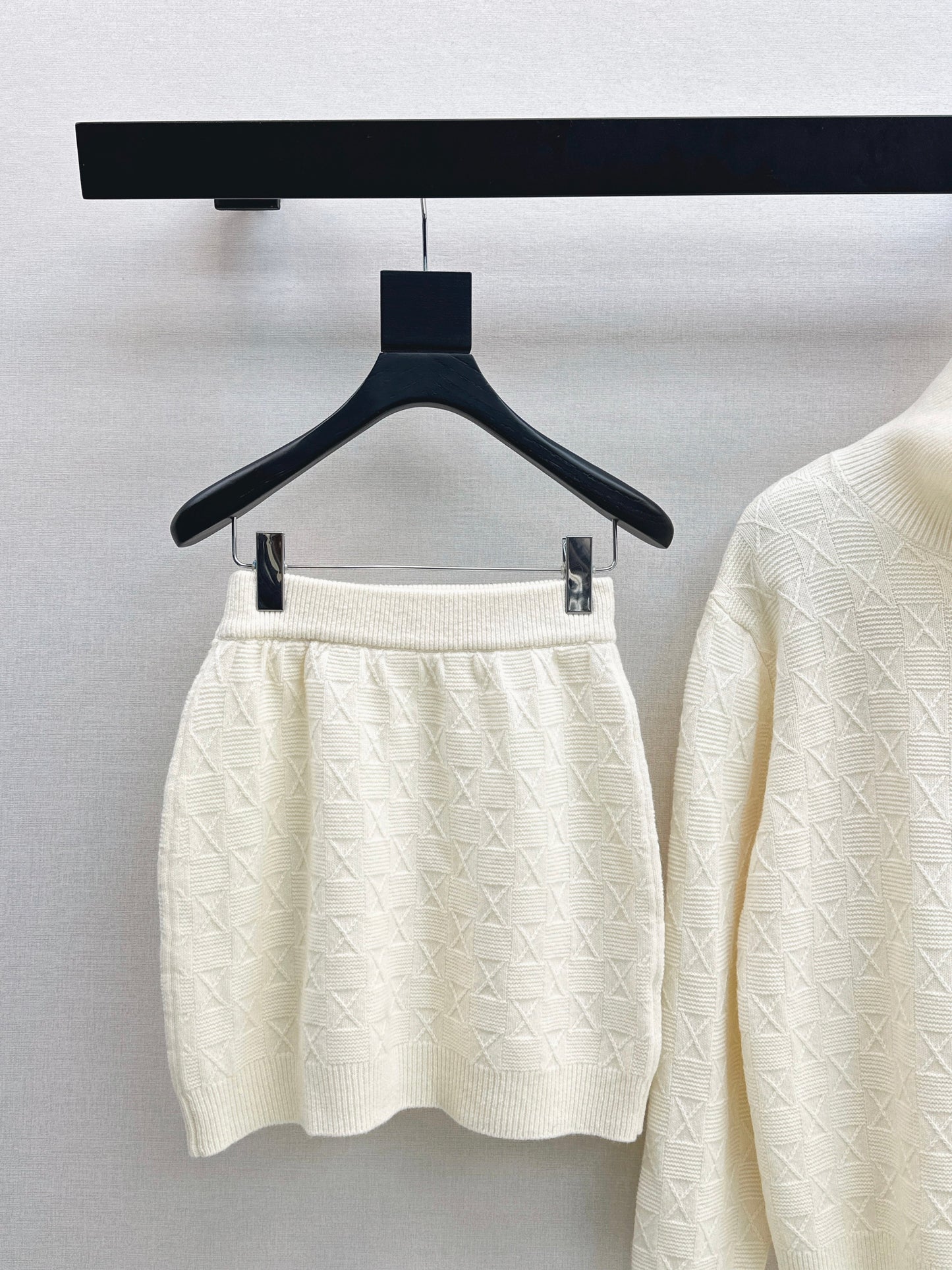 Miu NEW Jacquard knit suit