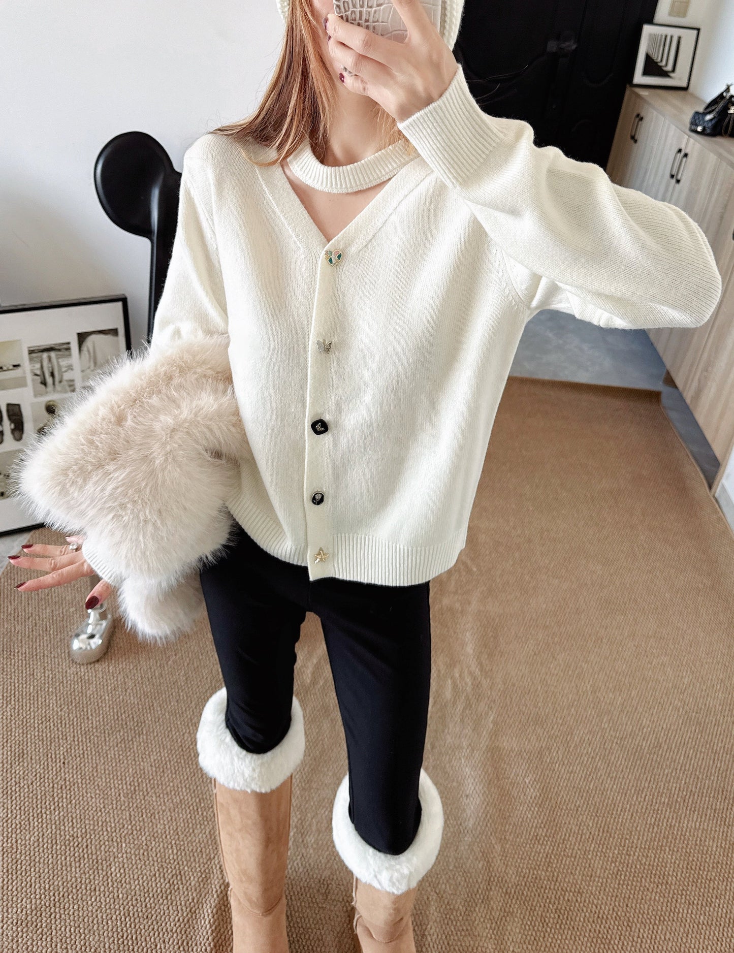 Chan NEW wool cardigan