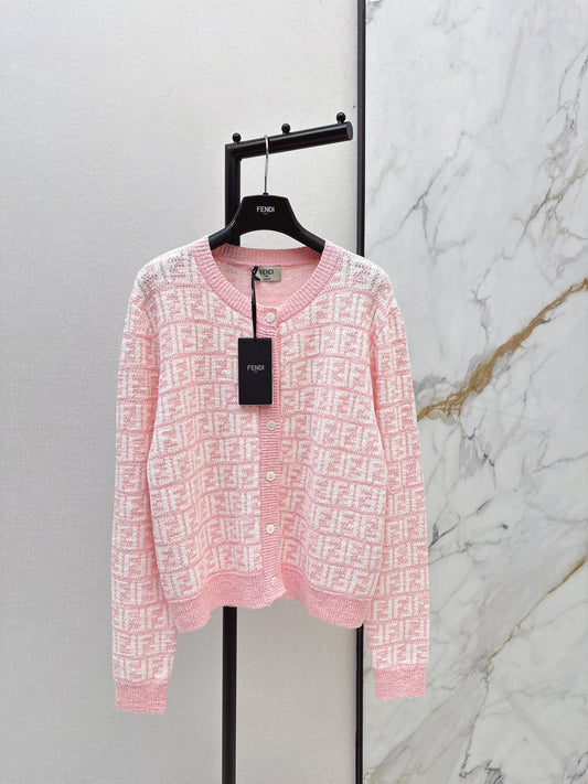 Fend NEW jacquard knit cardigan