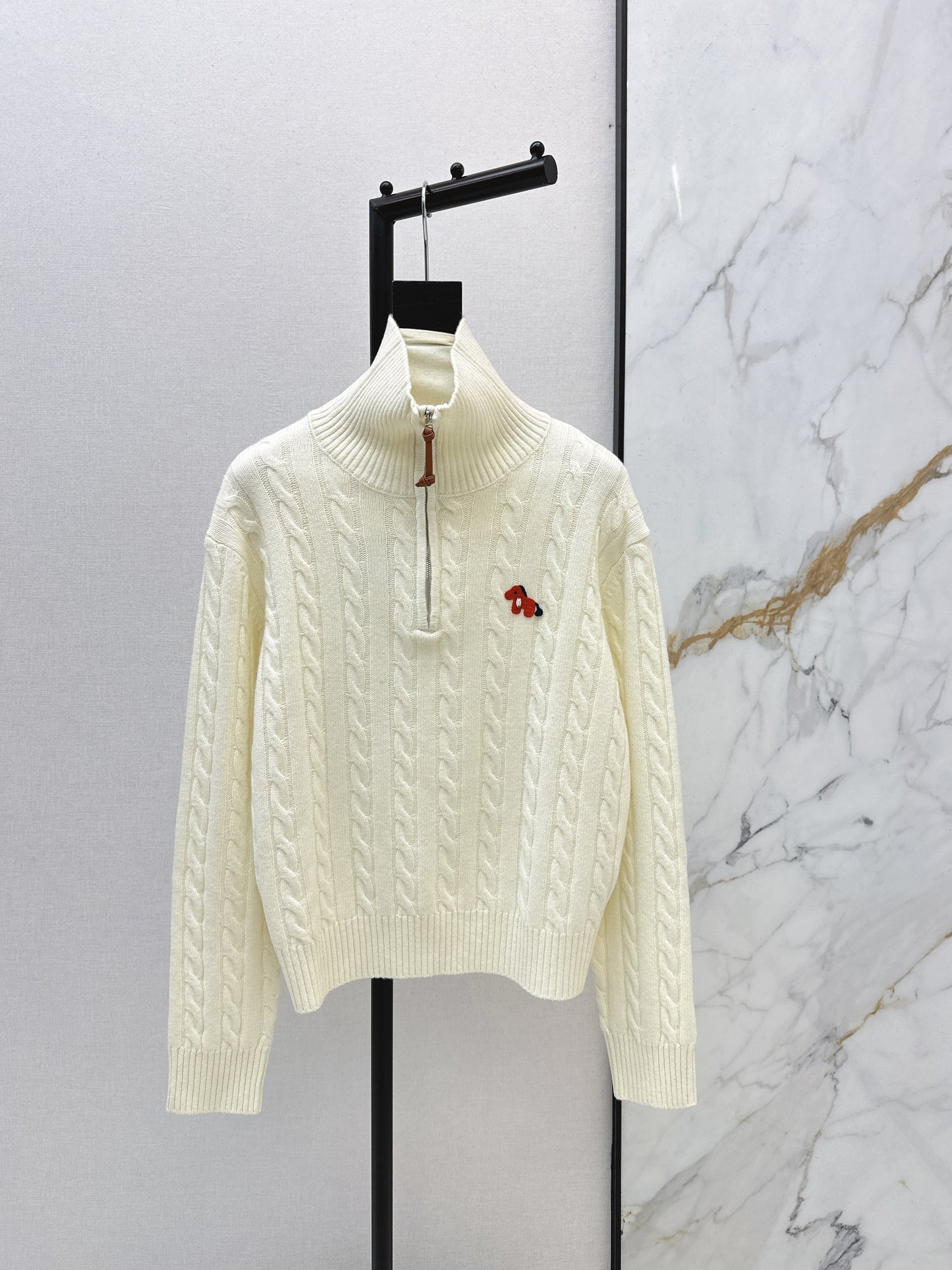 Ral NEW Half-zip wool sweater