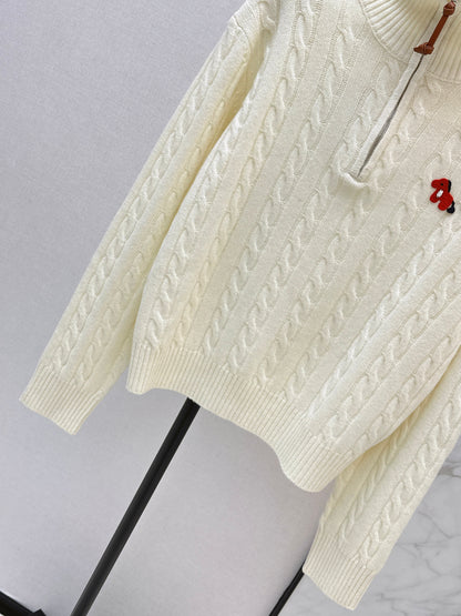 Ral NEW Half-zip wool sweater