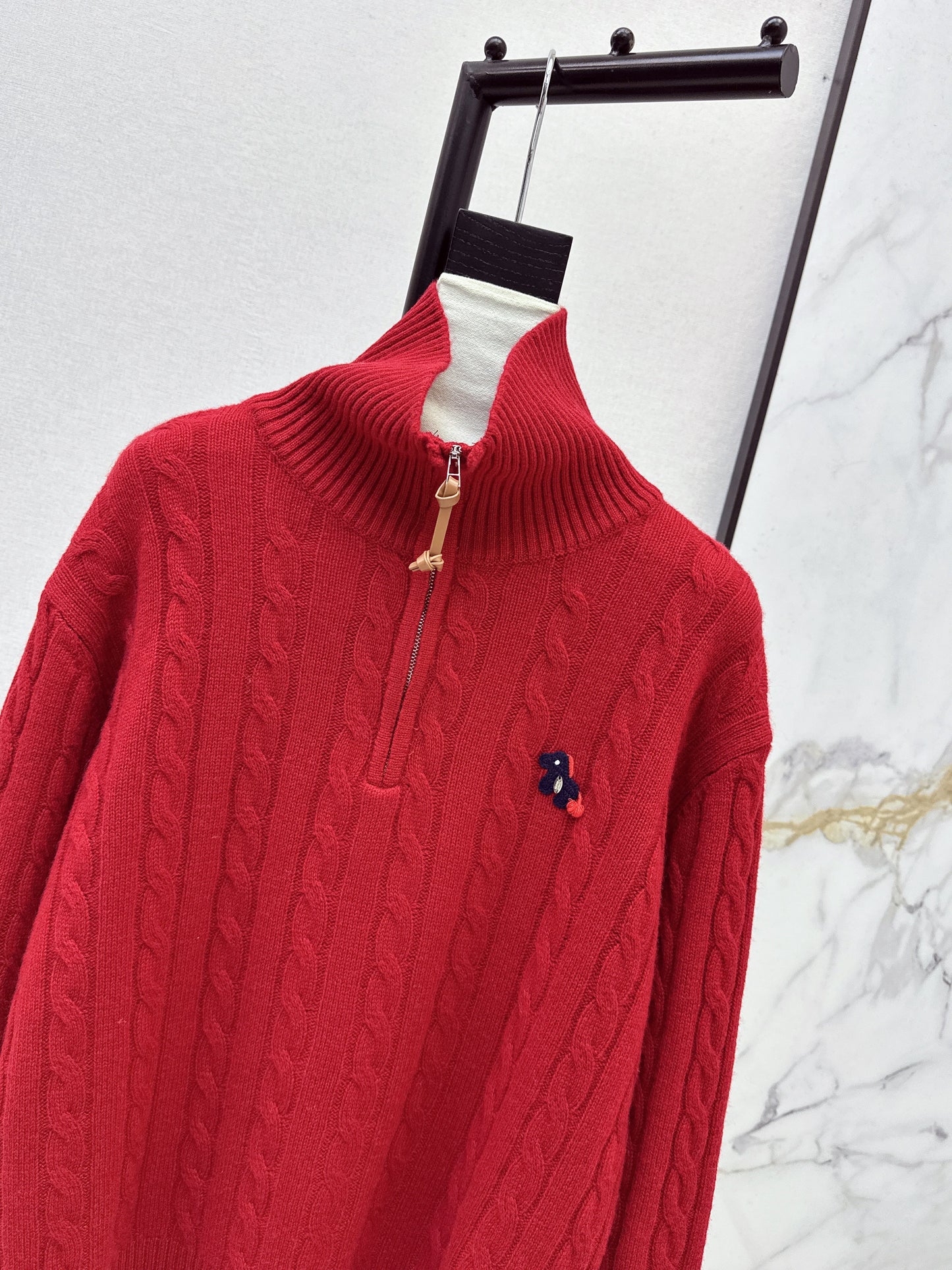 Ral NEW Half-zip wool sweater