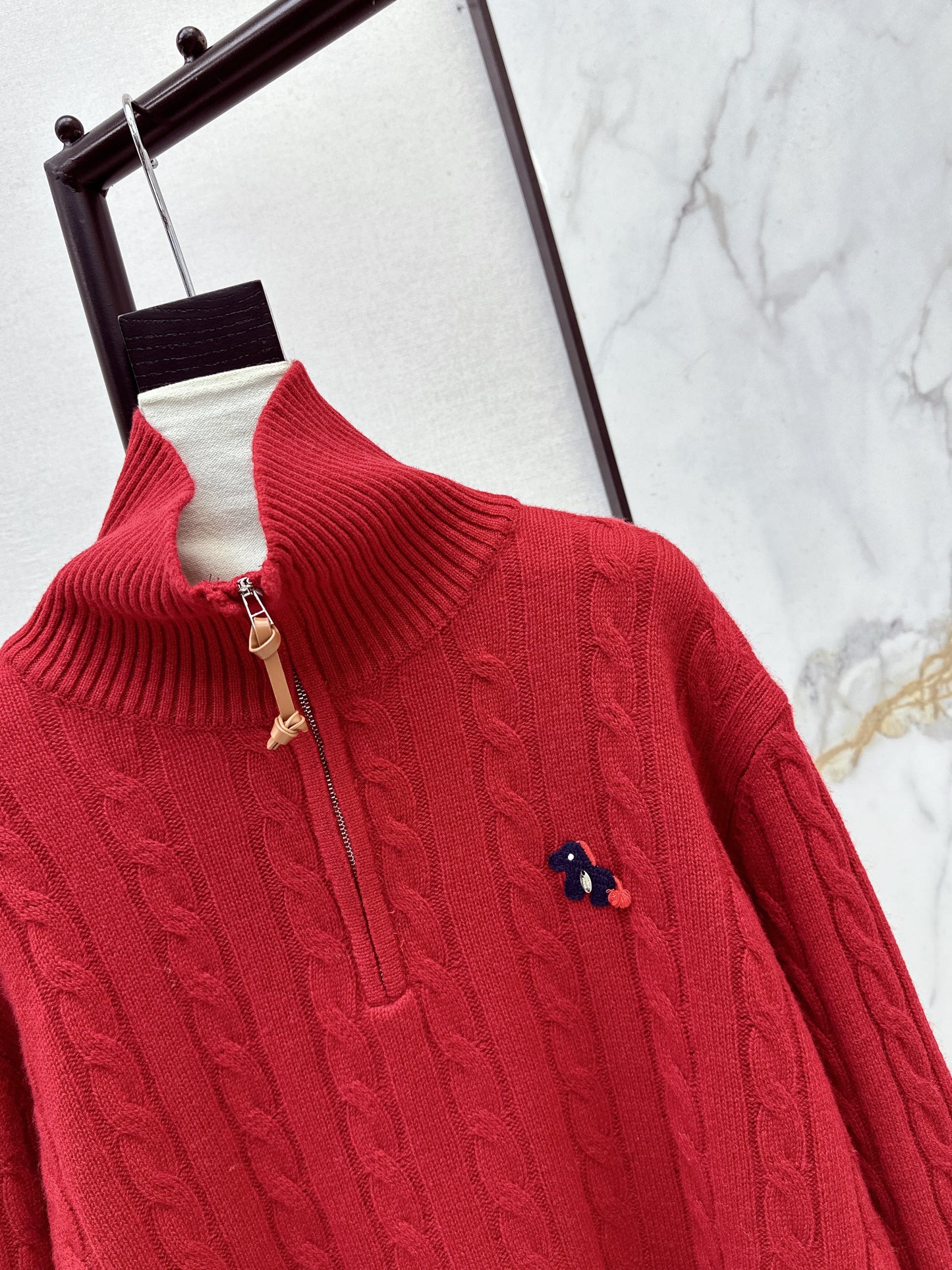 Ral NEW Half-zip wool sweater