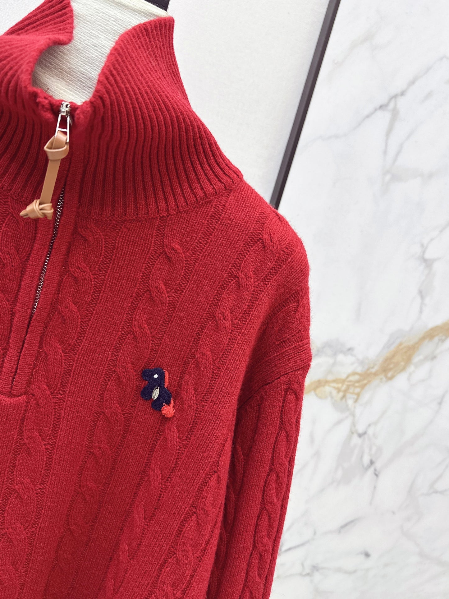 Ral NEW Half-zip wool sweater
