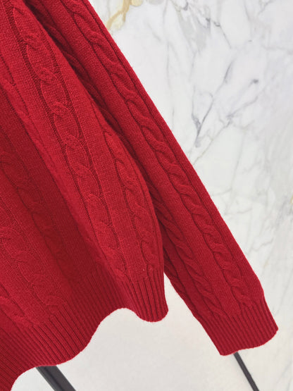 Ral NEW Half-zip wool sweater