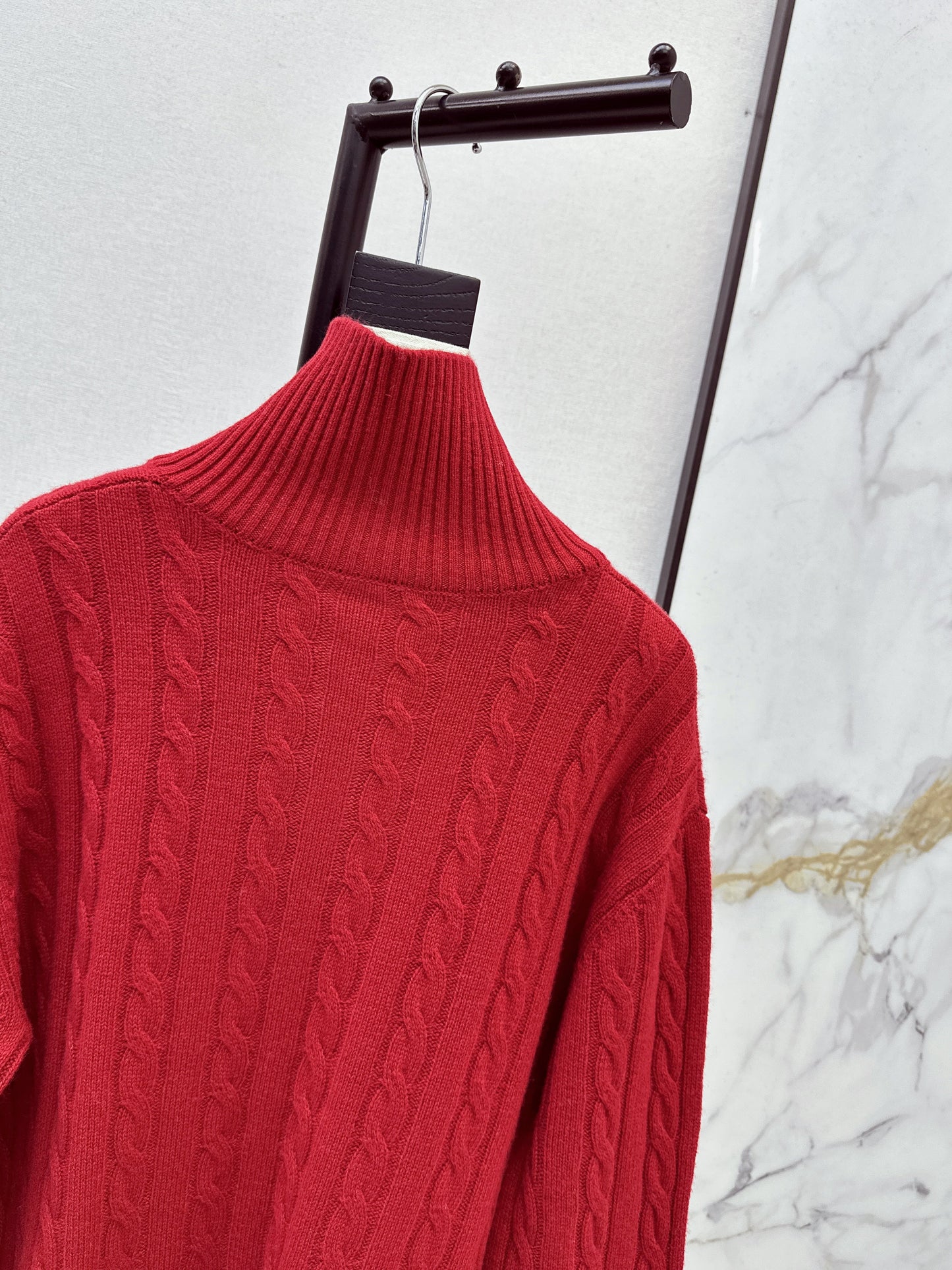 Ral NEW Half-zip wool sweater